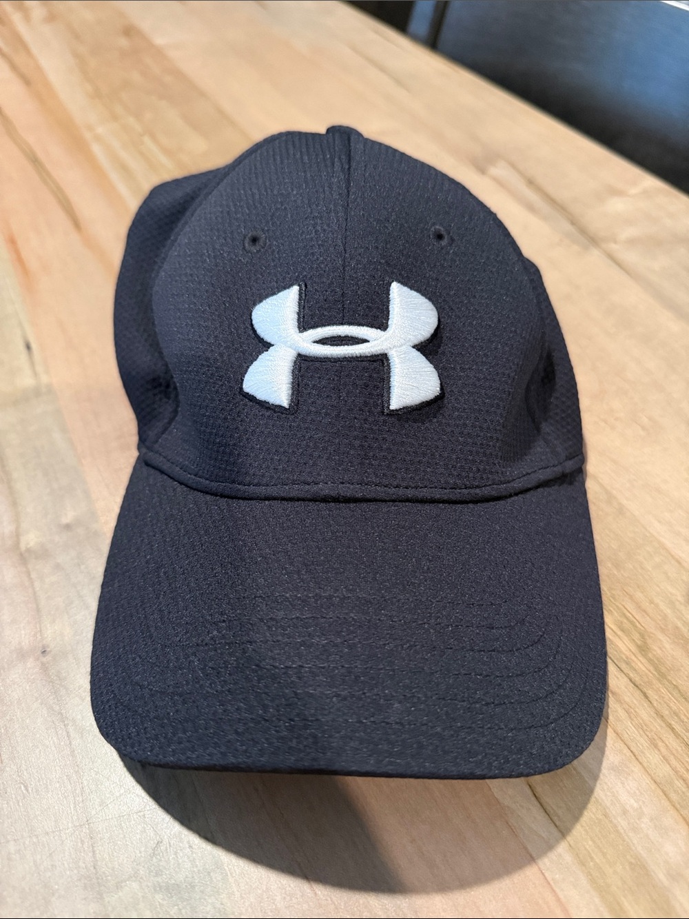 Under Armour Navy Baseball Hat with White Logo